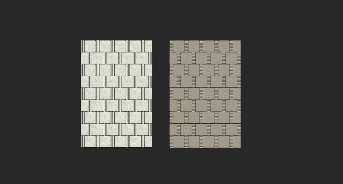 Antwerp rug - tonal variations